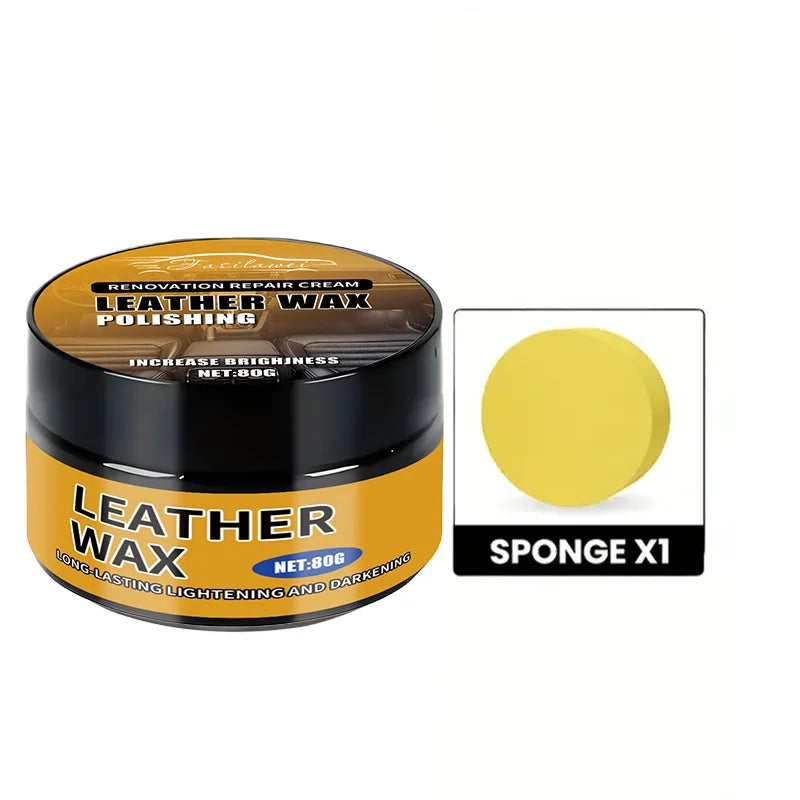 Leather Polish: Used to Restore The Color of Goods, Car Seats, Sofas, Jackets, And Shoes, As Well As for Maintaining Leather Bag
