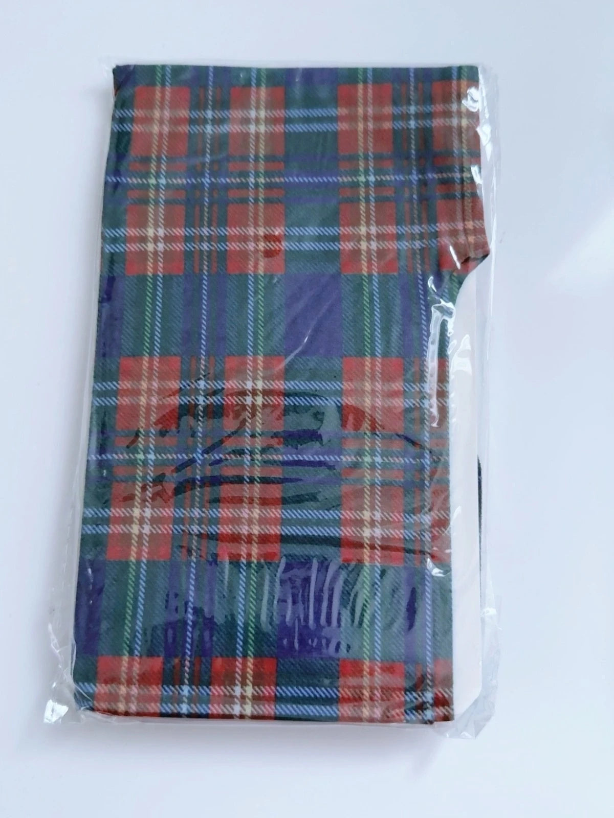 Fashion Women's Classic Tartan Semi-Opaque Pantyhose Printed Tights Red Purple Blue Green Scottish Check Pattern Tights