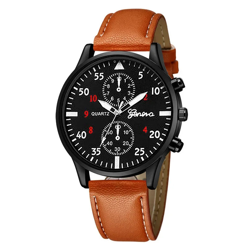 Top Brand Luxury Men's Watch Fashion Watch For Men Watch Sport Watches Leather Casual Wristwatch Reloj Hombre erkek kol saati