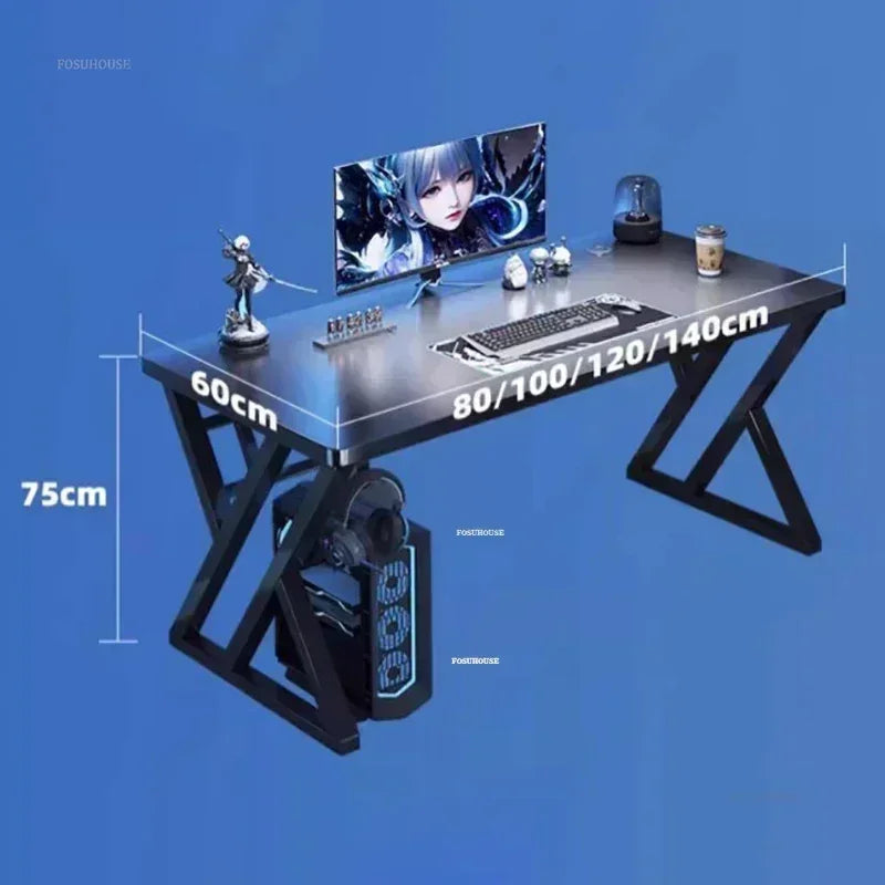 Nordic Computer Desks for Internet Cafe Gaming Desks Bedroom Study Reading Table Simple E-sports Table for Home Office Furniture