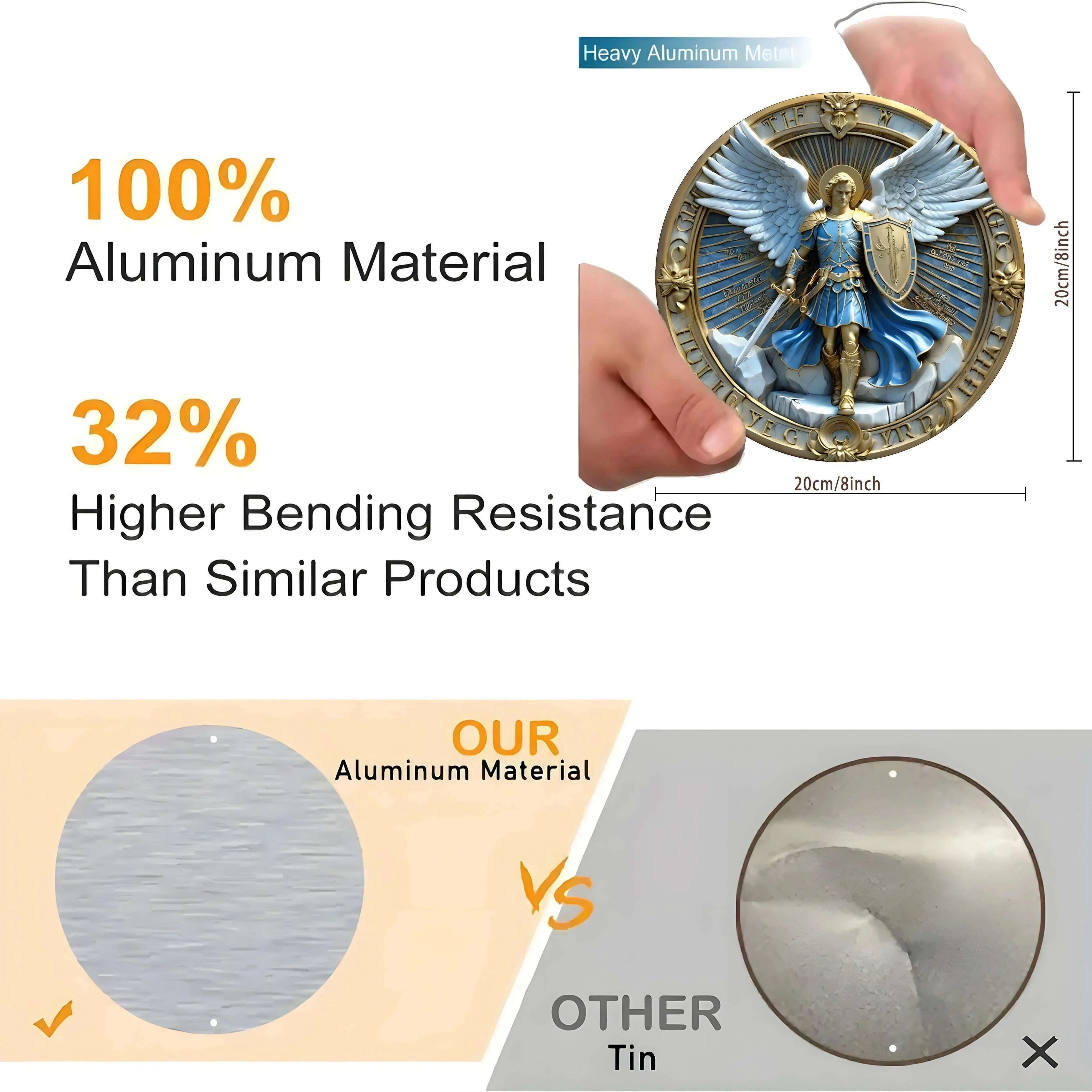 1PCS Home Decor Wooden Disc Angel Sub Series Holy Angel Redemption Bedroom Wall Decorations Photo Props Decoration