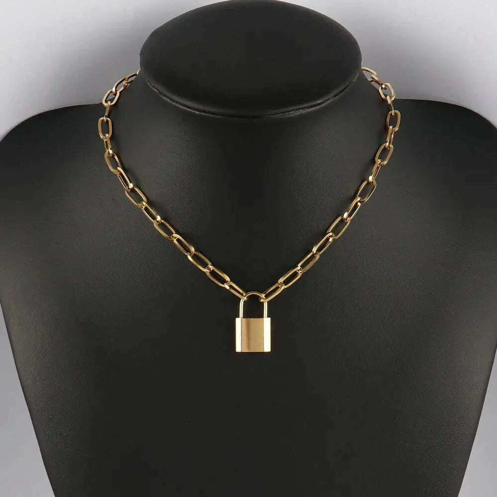 316L Stainless Steel Necklace For Women Choker Necklace Heart Clavicle Chain Necklaces Charm Heart Pendant Necklace Jewelry Gift