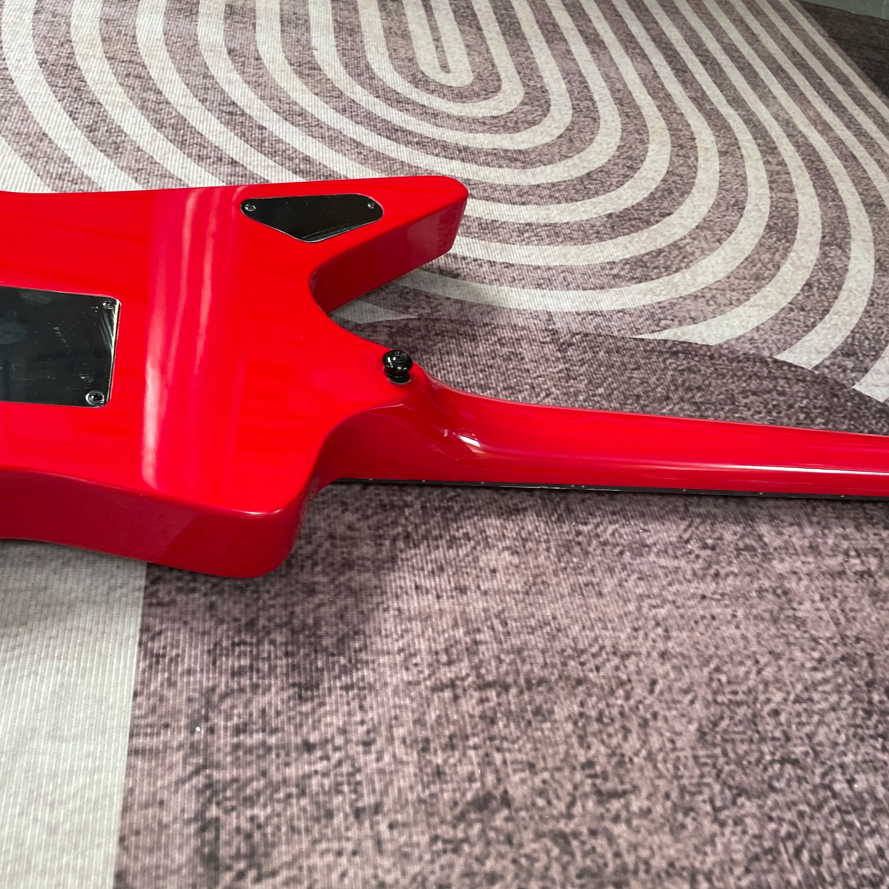 Washb Dimebag Custom Electric Guitar Brand Red Color Floyd W/Bar Fast Ship | Kimlud Luxury Bag