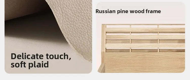 Soft package master bedroom, high-end and atmospheric storage with storage drawers, modern, simple and convenient double bed