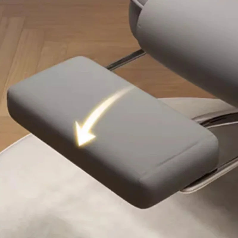 Office Chair Ergonomic Big Tall Computer Desk Chair with Retractable Adjustable Headrest Leather Chair with Flip up Armrests