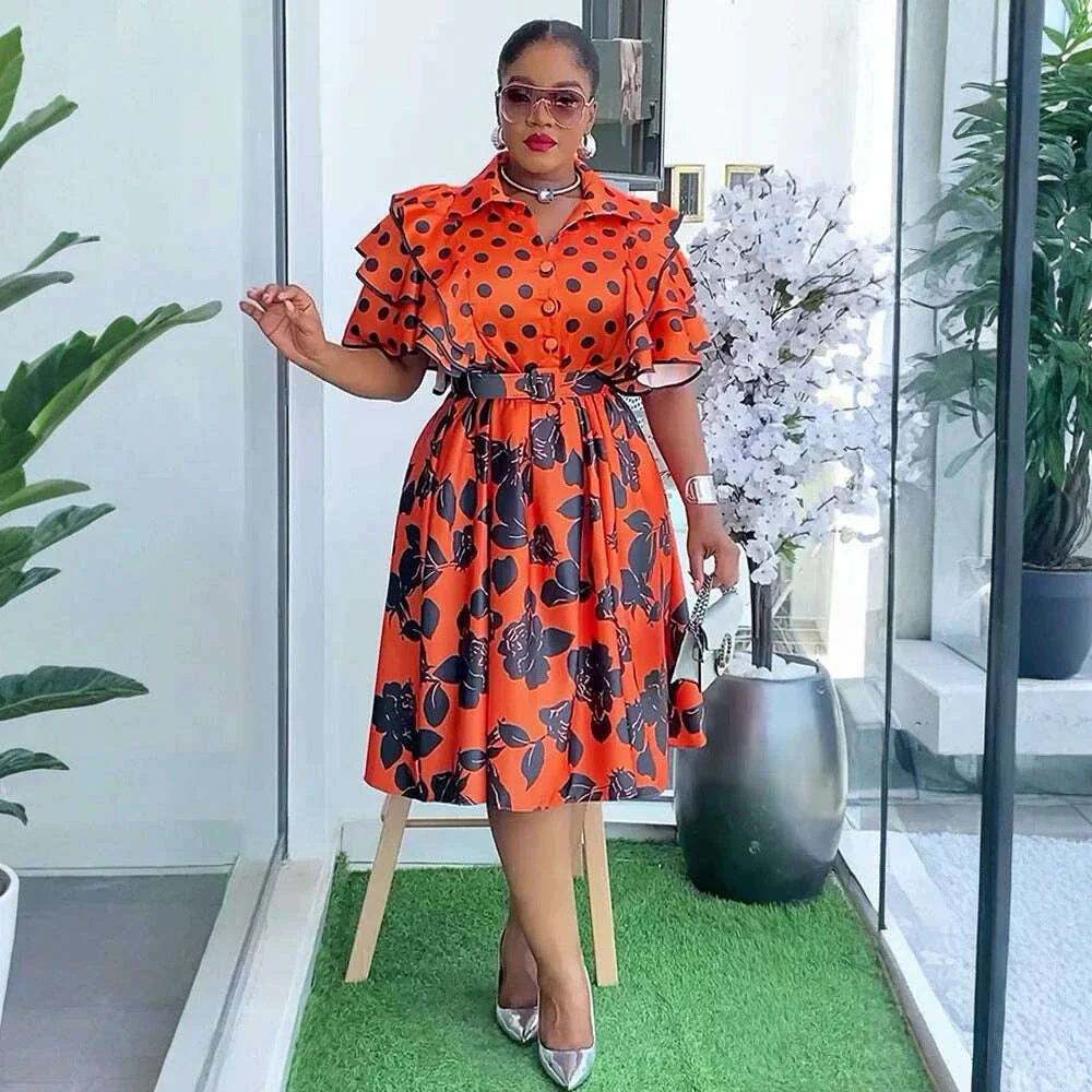 Elegant African Dresses for Women 2025 Africa Clothing Plus Size Wedding Party Dress Dashiki Ankara Office Lady Outfit Robe