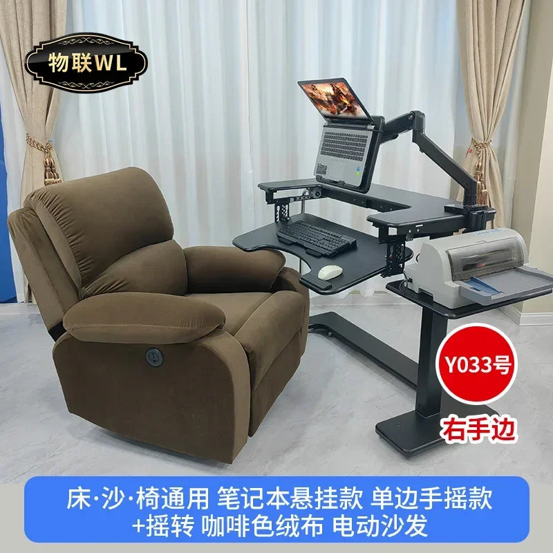 Computer desk bed notebook desktop computer desk bedside table lifting table lazy table cockpit suspension bracket - Kimlud
