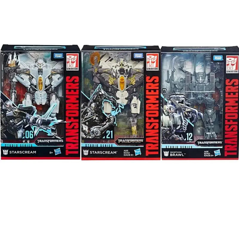 Hasbro Transformers Studio Series 06 21 Starscream SS12 Decepticon Brawl 7Inch Action Figure Toys Kids Gift SS06 SS21