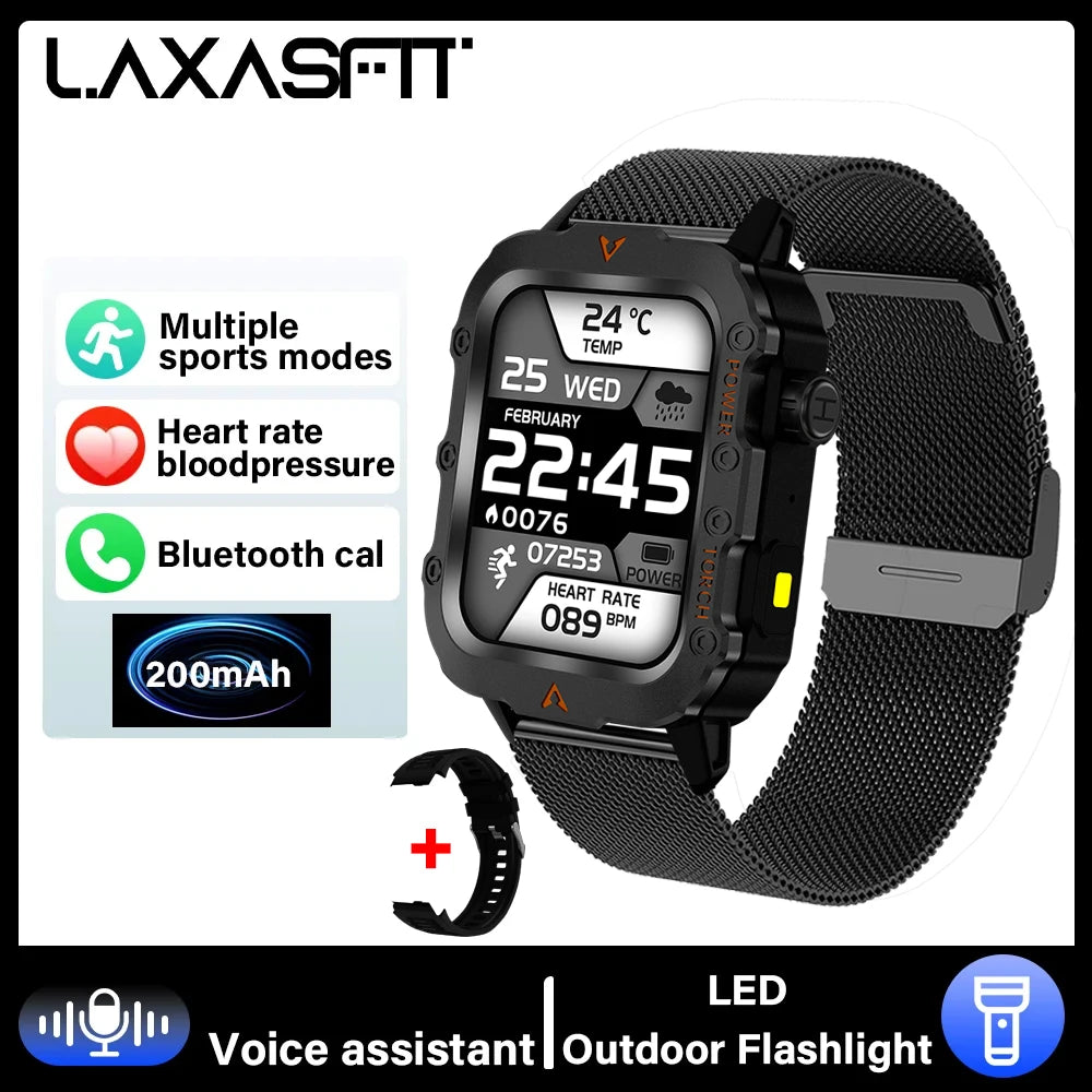 Original Men Smart Watch Bluetooth Call Fitness Clock 3ATM IP68 Swim Waterproof Sports Smartwatch for Women Xiaomi Android 2025