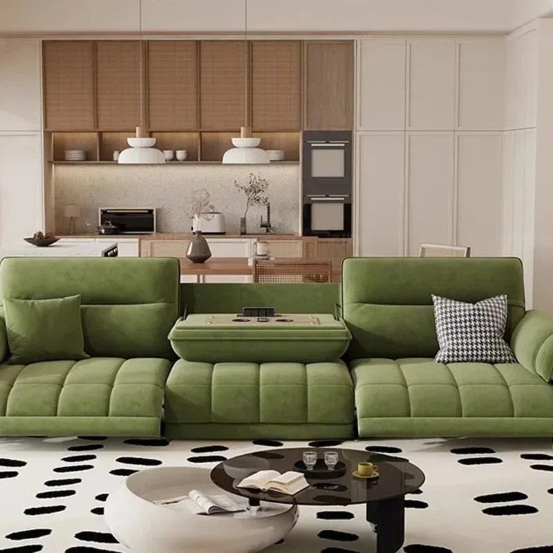 Green European Living Room Sofa Design Extendable Floor Recliner Living Room Sofas Nordic Modern Divano Adhd Home Furniture - Kimlud