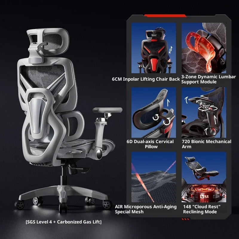 Comfortable Furniture Height Office ChairTourist Chair for Desk With Massage Pink Adjustable Desk Gaming Pulley Playseat Kanu