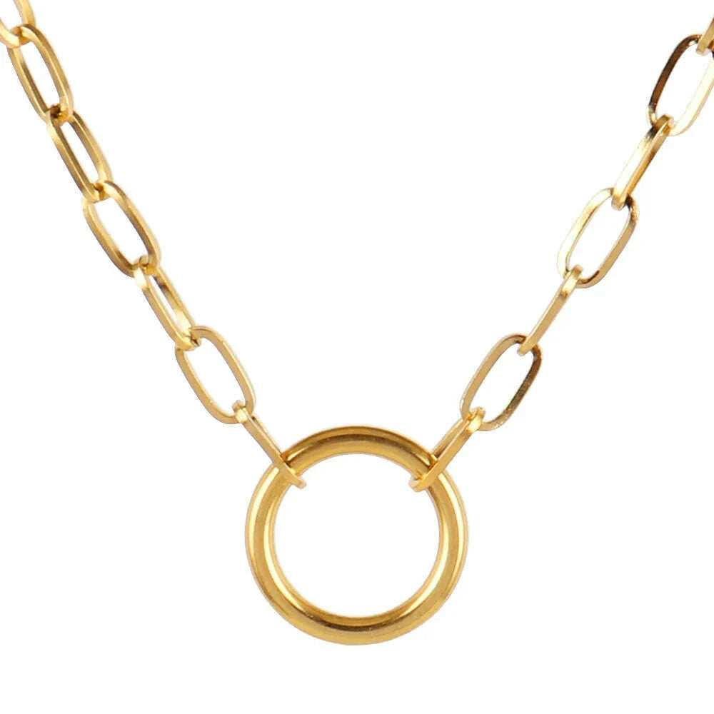 316L Stainless Steel Necklace For Women Choker Necklace Heart Clavicle Chain Necklaces Charm Heart Pendant Necklace Jewelry Gift