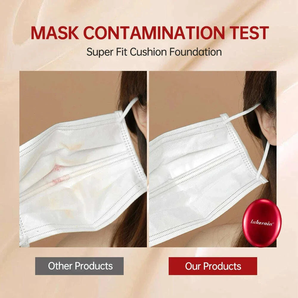 Super Sunscreen Cushion Foundation Waterproof Long-lasting Brighten Foundation Cream Women Base Makeup Face Korean Cosmetics