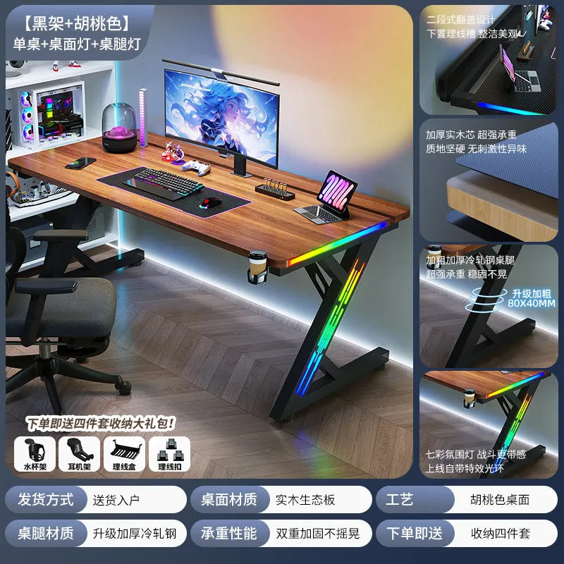 Bedroom Gaming Table Living Room Study Standing Reading Shelves Students Coffee Computer Desks Storage Bureau Home Furniture - Kimlud