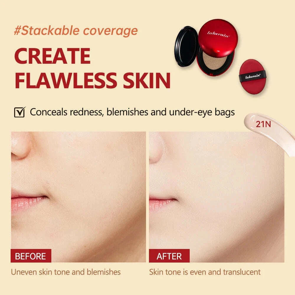 Super Sunscreen Cushion Foundation Waterproof Long-lasting Brighten Foundation Cream Women Base Makeup Face Korean Cosmetics