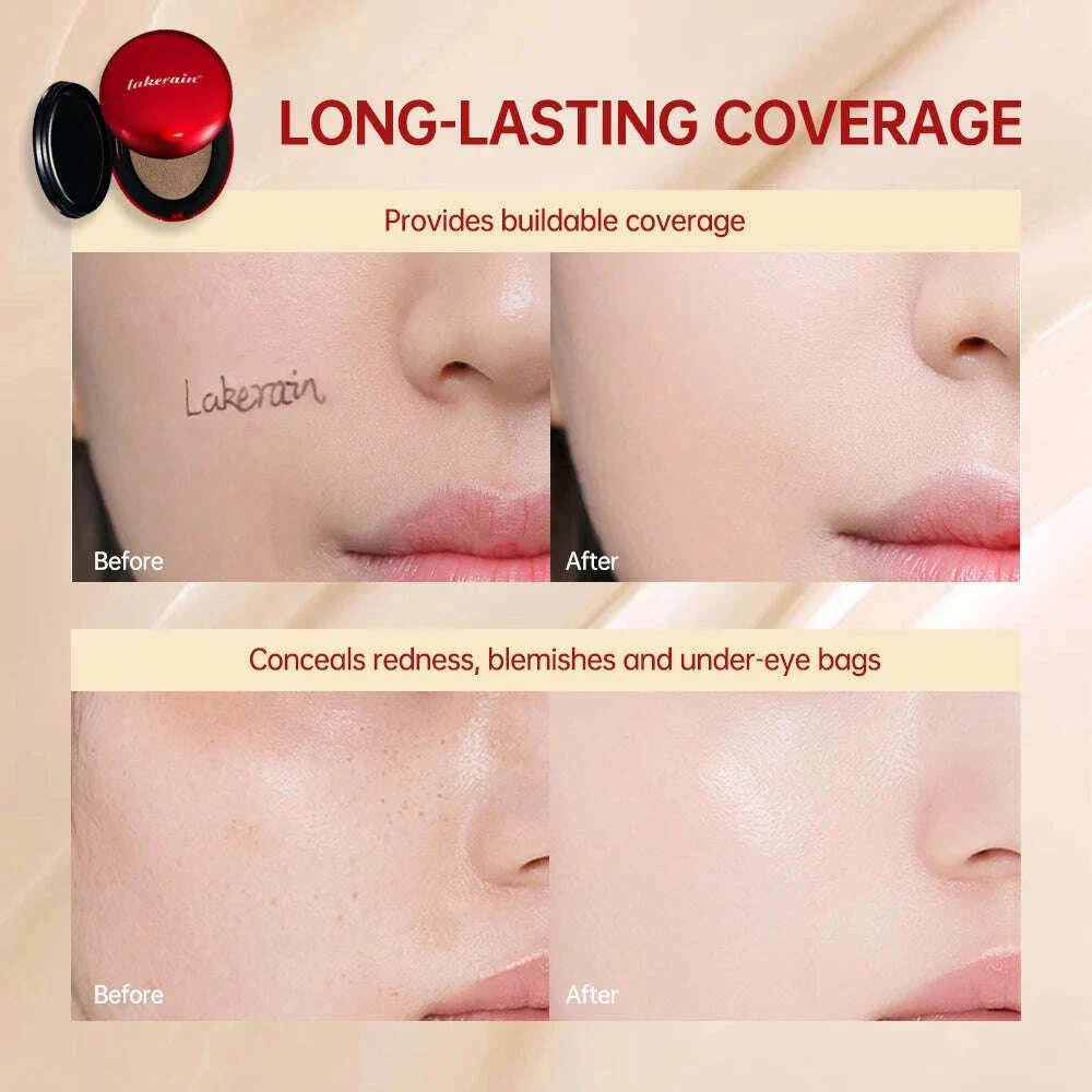 Super Sunscreen Cushion Foundation Waterproof Long-lasting Brighten Foundation Cream Women Base Makeup Face Korean Cosmetics