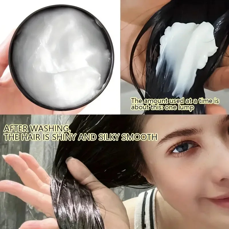 Collagen Hair Care Deep Repair Conditioning Moroccan Argan Oil Hair Mask EssenceFor Dry Damaged Hair Repair Revitalize Hair Care