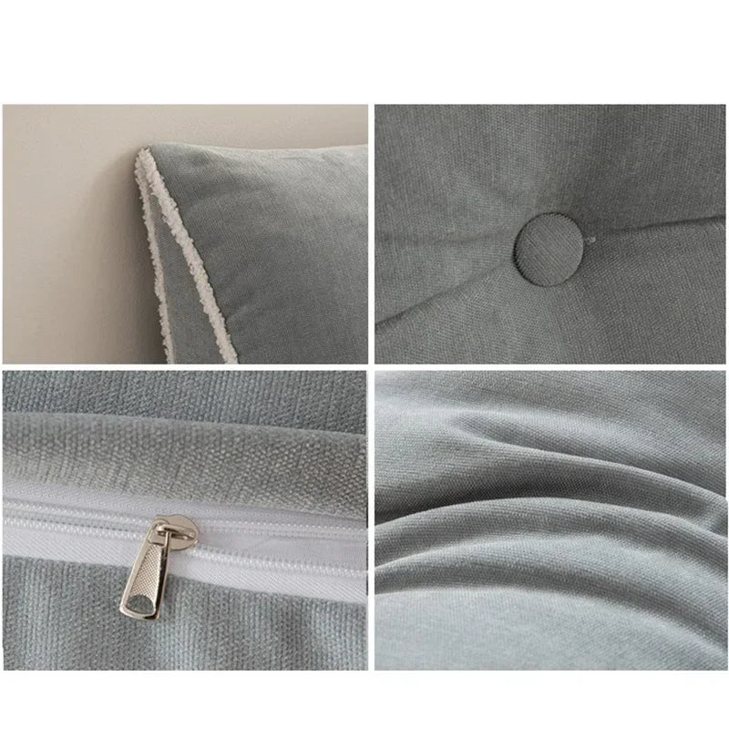 Headboard Pillow Triangle Cushion Backrest Sofa Waist Cushion Wedge Sleeping Pillow for Decorative Pillows for Bed...