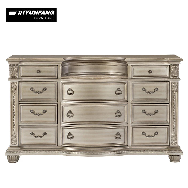 Luxury Custom Size Solid Wood Hotel Bedroom Furniture Set Modern Design Queen/King Beds for Dubai & Qatar Hotels - Kimlud