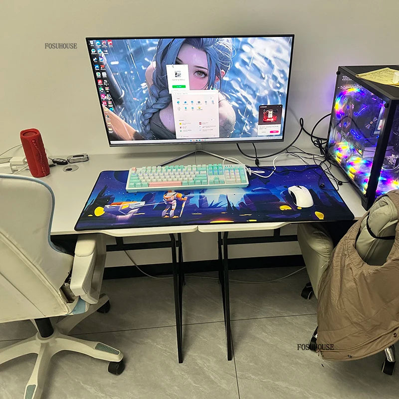 Modern Double Computer Desks Home Desktop E-sports Gaming Table Bedroom Simple Desk Student Study Tables Office Furniture N