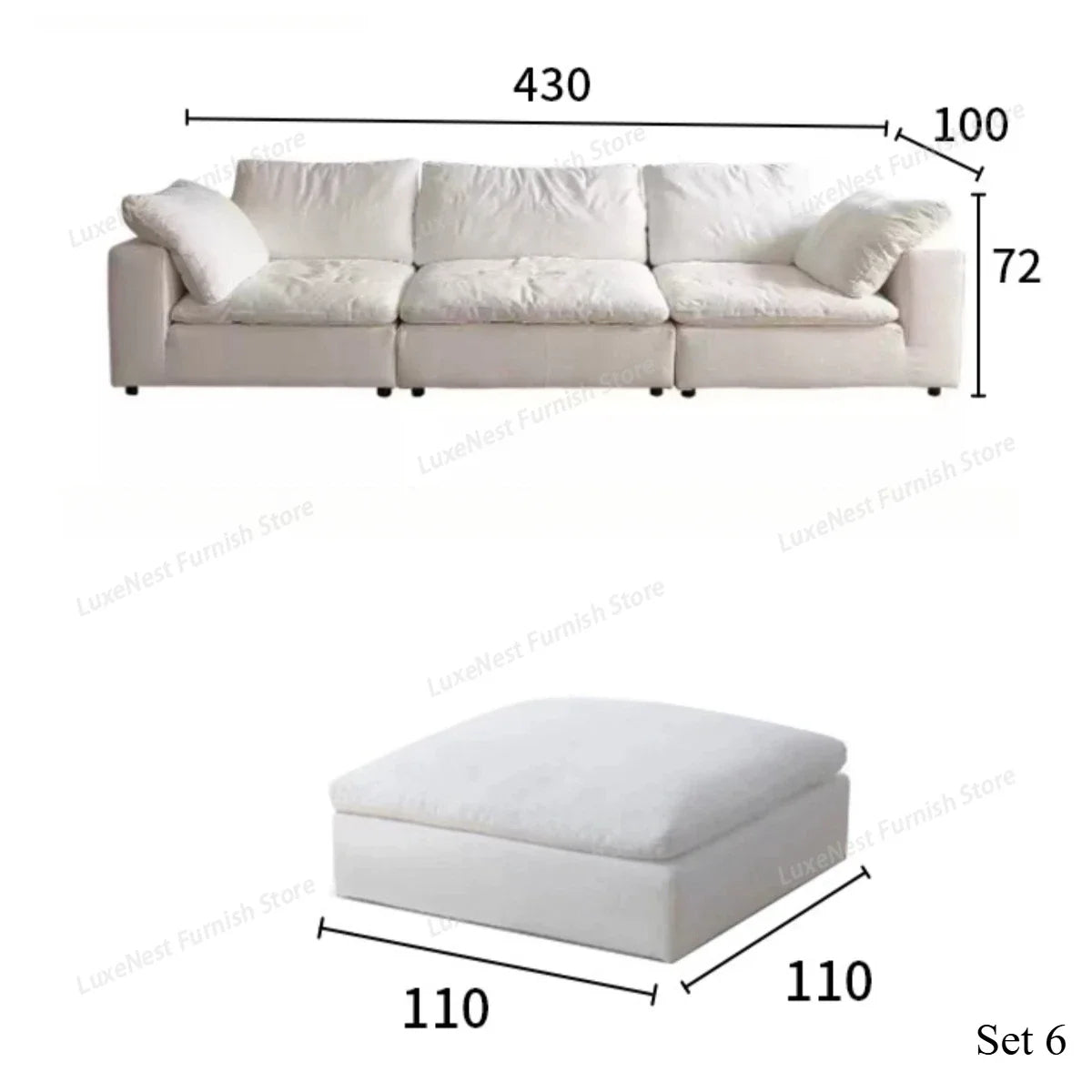 Modern Sectional Clearance Sofa Set Modular Couch for Living Room Office Home Office Apartment with Removable Bag Use...