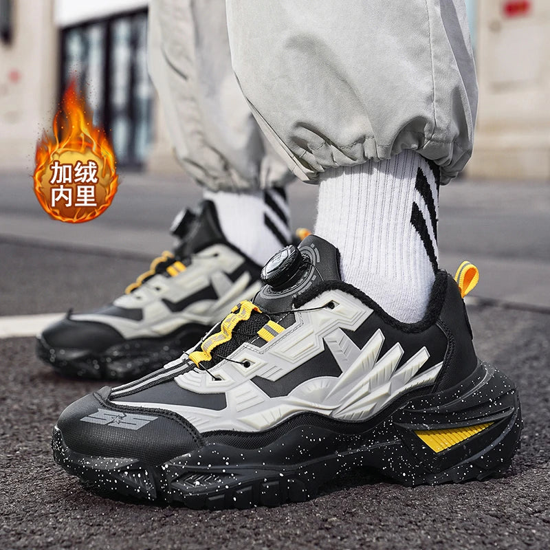 men boots 2025 New Winter Slippers Warm Men Shoes Waterproof Non-Slip Plush Sneakers Male tenis shoes Boots Men Sneakers Winter - Kimlud