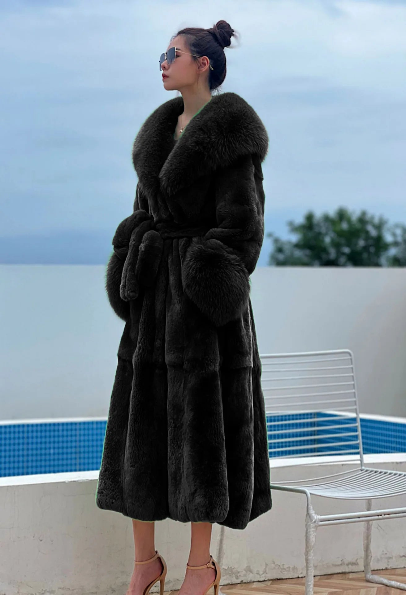 2024 Long Mink Coats Women Fur Coats Winter Outwear Faux Fur Jacket Female Long Sleeve Ladies Casual Oversize Fur Coat Parkas