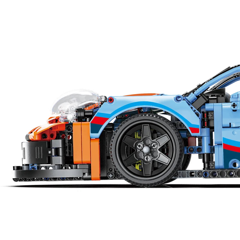 MOC RSR Classic Super Racing Cars City Super Sports Car Bricks Vehicle Sets Technical Toys for Kids Children Birthday Gifts