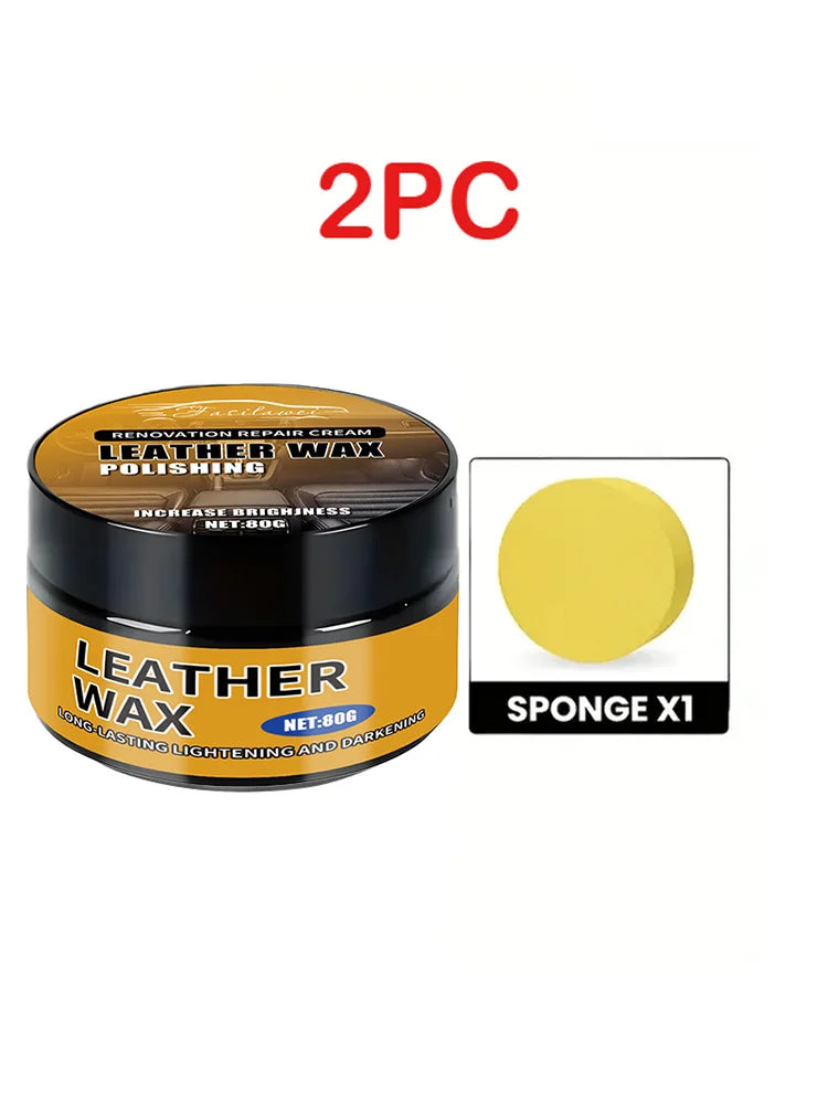 Leather Polish: Used to Restore The Color of Goods, Car Seats, Sofas, Jackets, And Shoes, As Well As for Maintaining Leather Bag