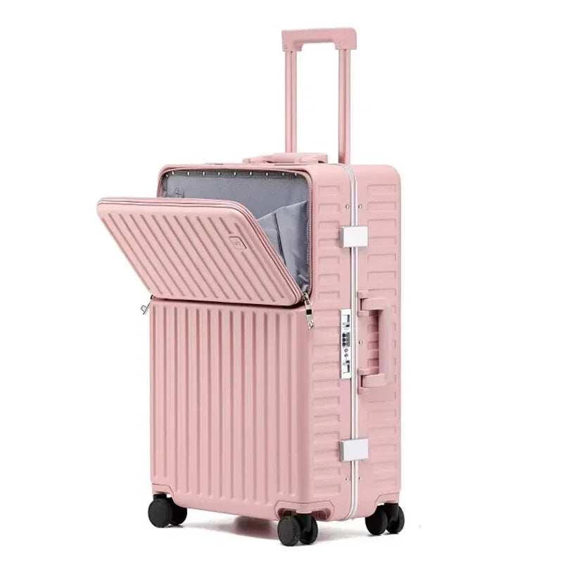 Formsio 20"24"26" Spinner Carry On Suitcase Bag Hand Luggage Check In Aluminum Frame Laptop PC Business Trolley Case With Wheel