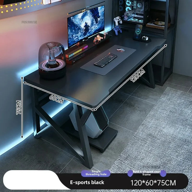 Modern Double Computer Desks Home Desktop E-sports Gaming Table Bedroom Simple Desk Student Study Tables Office Furniture N