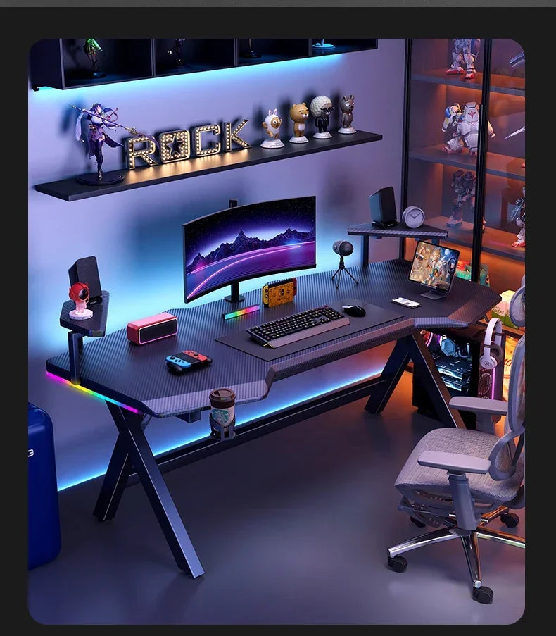 NEW High End Console Computer Desks Organizers Setup Modern Bedroom Computer Desks Gadgets Creativity Mesas