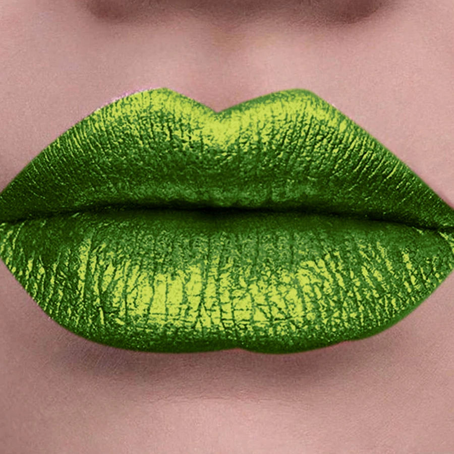 3 Colors Smoky Green Eyeshadow&Lipstick Pencil Stick Waterproof Pearlescent Metallic Glitter for Eye or Lip Makeup Tool Gifts