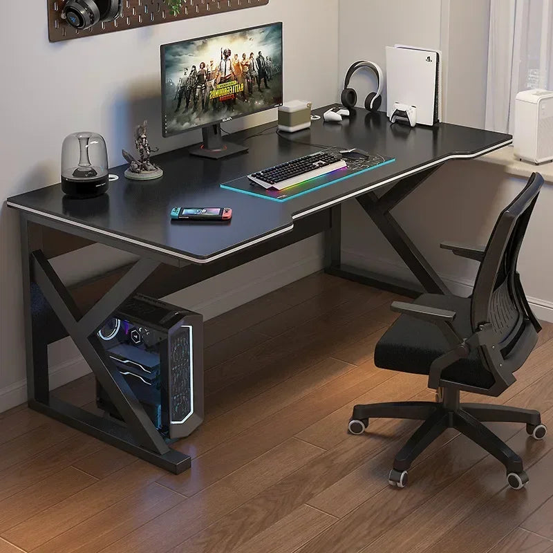 Standing Computer Desk Home Office Gaming Study Laptop Table Steel Frame Escritorios Table Gaming Pc De Oficina Furniture - Kimlud