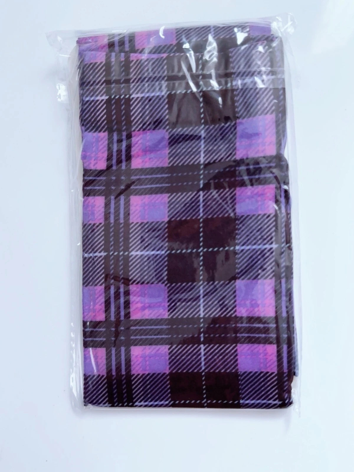 Fashion Women's Classic Tartan Semi-Opaque Pantyhose Printed Tights Red Purple Blue Green Scottish Check Pattern Tights