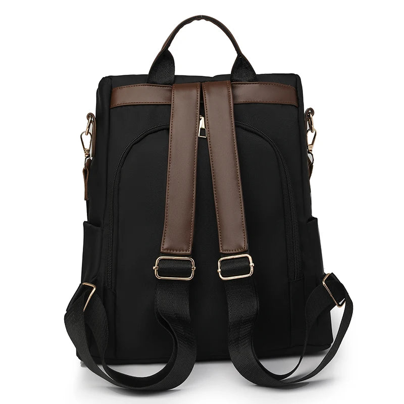 Women'S Anti theft Backpack Casual Nylon New 2025 School Bag Fashion Large Capacity Shoulder Strap Shoulder Bag Mochila Femenina