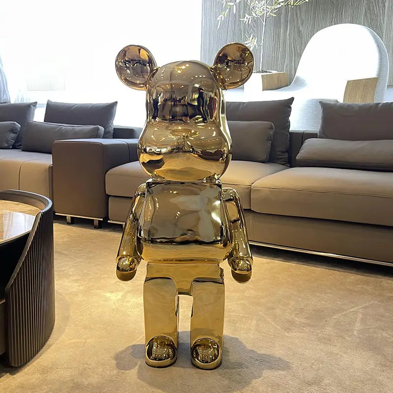 Home Decoration Accessories Cartoon large Bear Figurine Interior Nordic Living Room Decor Modern Art Statue Ornaments...