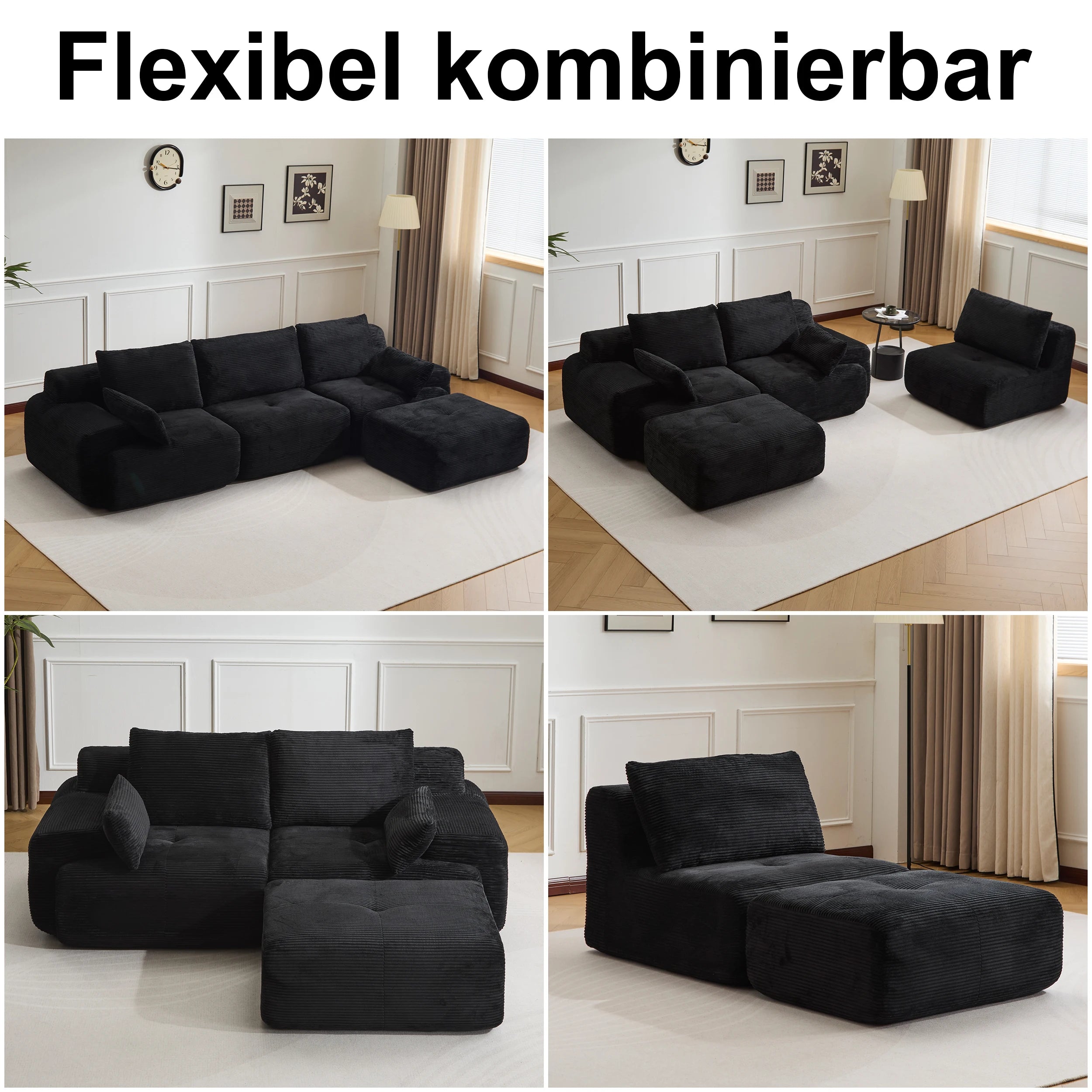 Corduroy Sofa Bed,Comfortable Small Single Sofa,Compression Sofa Seat,Foldable Lounger for Bedroom, Guest Room or Living Room - Kimlud