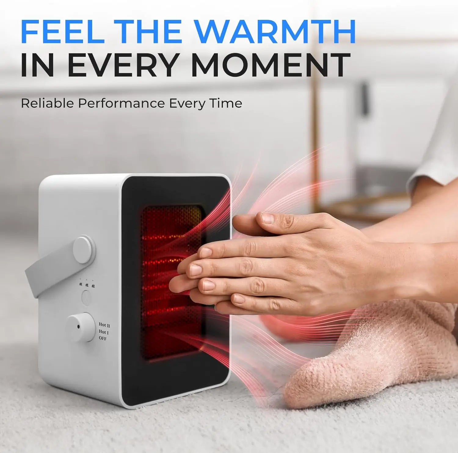 Electric Portable Clothes Dryer | 1000W Multi-Use Mini Heater & Aroma Diffuser for Home, Apartment, Dorm, Travel & RV Camping