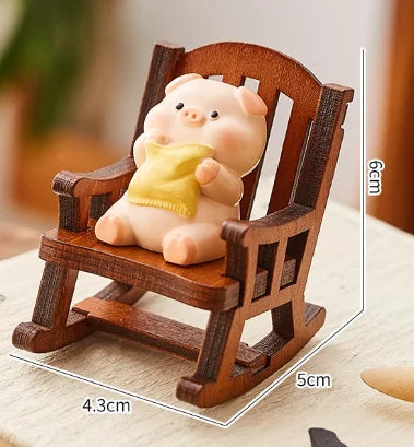 American solid wood desk home computer office rack combination writing desk chair - Kimlud