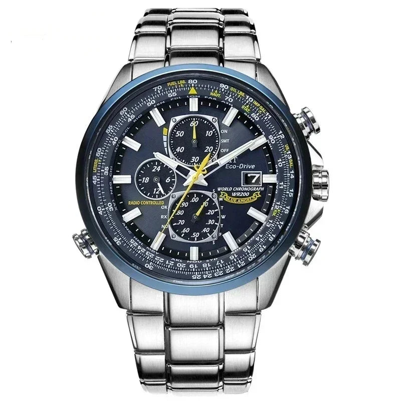 2025 Men Watches Luxury Trend Quartz Calendar Waterproof Multi Function Fancy Round Watch Stainless Automatic Watch