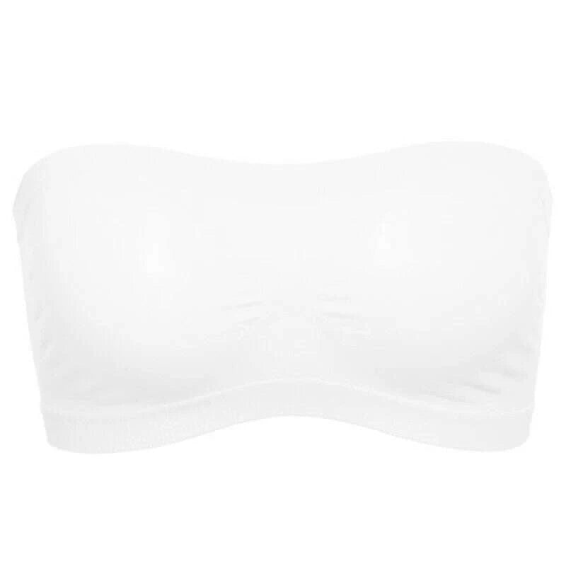 Women Sexy Lingerie Lace Seamless Tube Top Breathable Strapless Bandeau Bra Underwear Without Pad Sleep Underwear Sports Bra