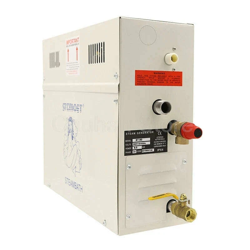 4.5/6/7/8/9KW Sauna Spa Steam Generator For Home Steam Shower with Digital Controller Sauna Room SPA Steam Bath Machine