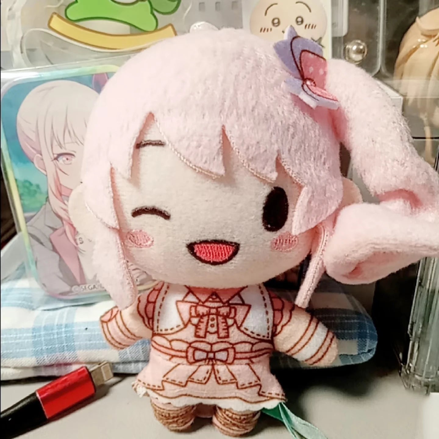 10cm Pjsk Plush Doll Toys Project Sekai Akiyama Mizuki Stuffed Plushies Keychain Yoisaki Kanade Pendant Backpack Bag Decor Gift