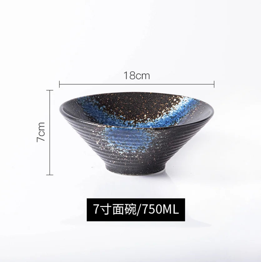 Ramen Bowl Japanese Tableware Noodle Ceramic Soup Tableware | Kimlud Premium Table