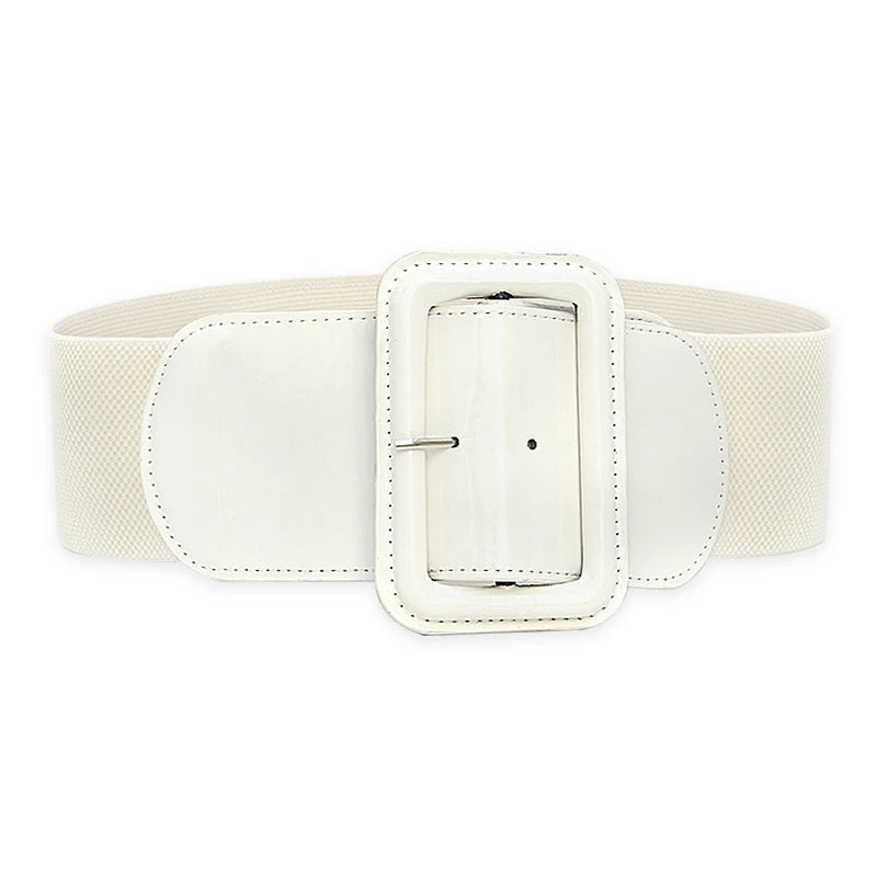 Plus Size Black Stretch Cummerbunds Female Wide Black Corset Belt Big Dress Red Waistband Designer Belts For Women White