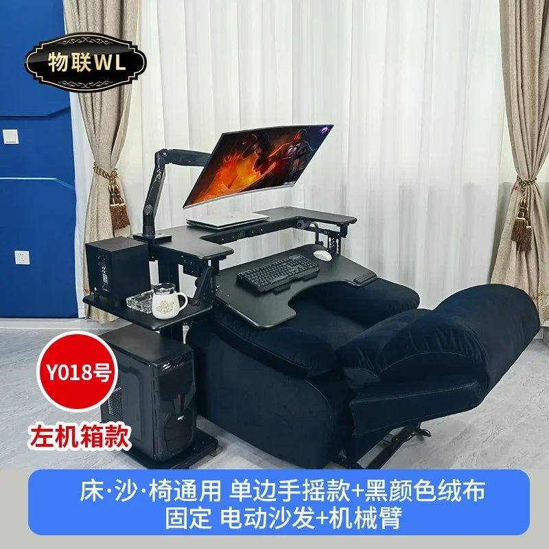 Computer desk bed notebook desktop computer desk bedside table lifting table lazy table cockpit suspension bracket - Kimlud