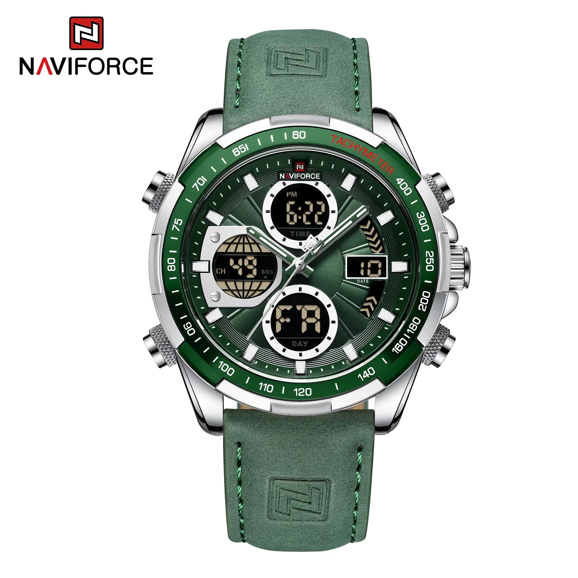 NAVIFORCE Fashion Military Watches for Men Luxury Original Sports Chronograph Watch Waterproof Quartz Clock Digital WristWatch - Kimlud
