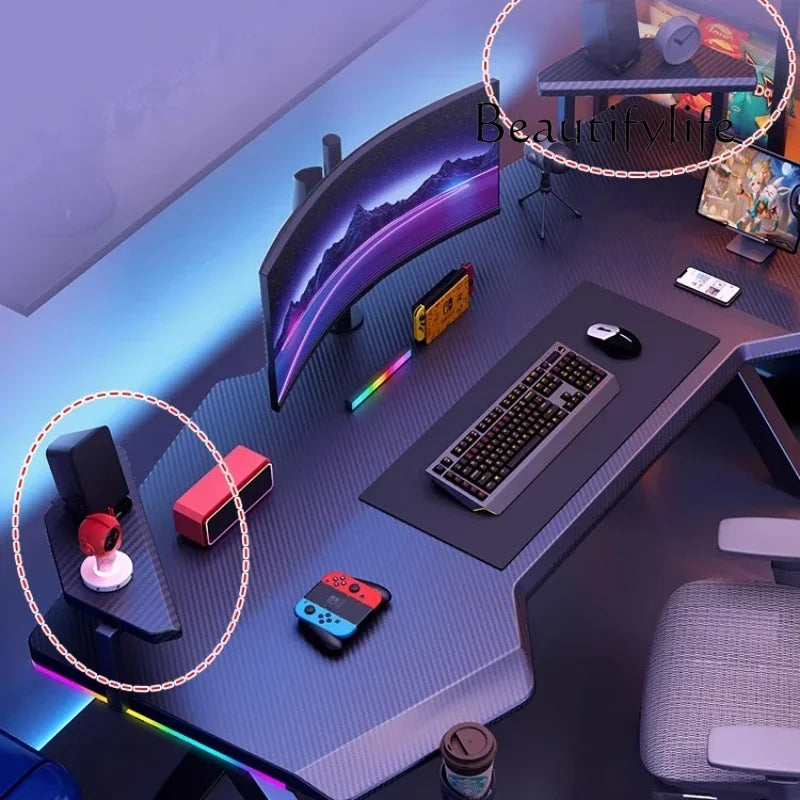 NEW High End Console Computer Desks Organizers Setup Modern Bedroom Computer Desks Gadgets Creativity Mesas