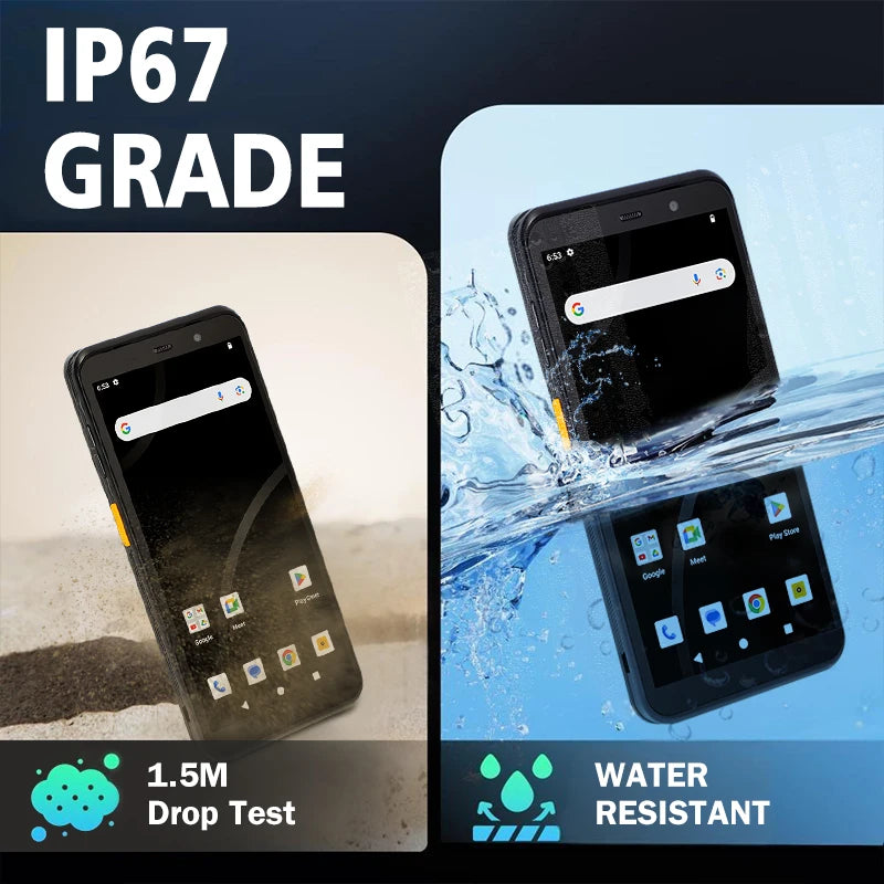 TC60 6.0-inch PDA Rugged Android Smart Terminal 2DBarcode Scanner with WIFI Bluetooth High Quality Mobile Industrial RFID - Kimlud